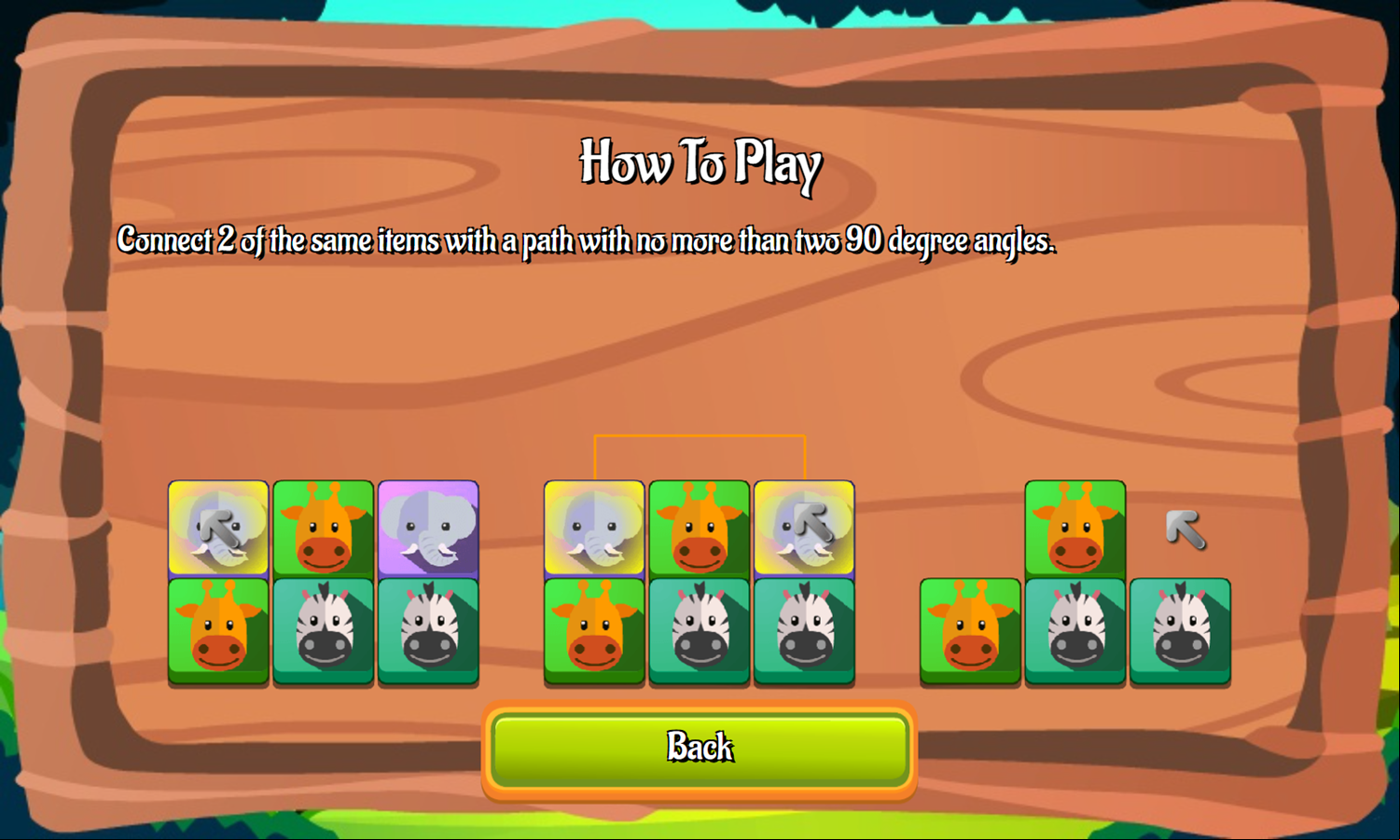 African Savannah Game How To Play Screenshot.