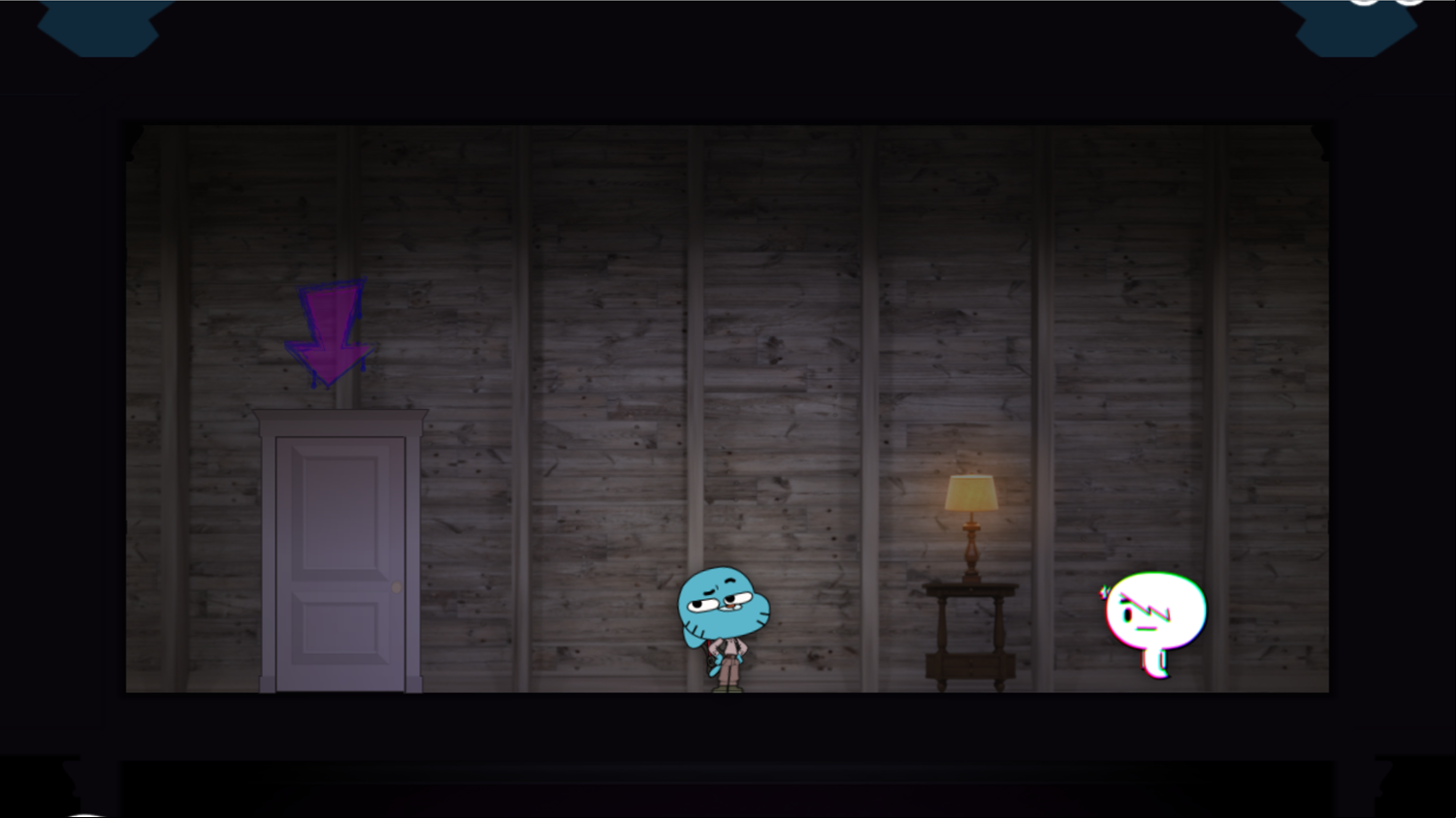 Amazing World of Gumball Ghost Blast Game Carrie Scene Screenshot.