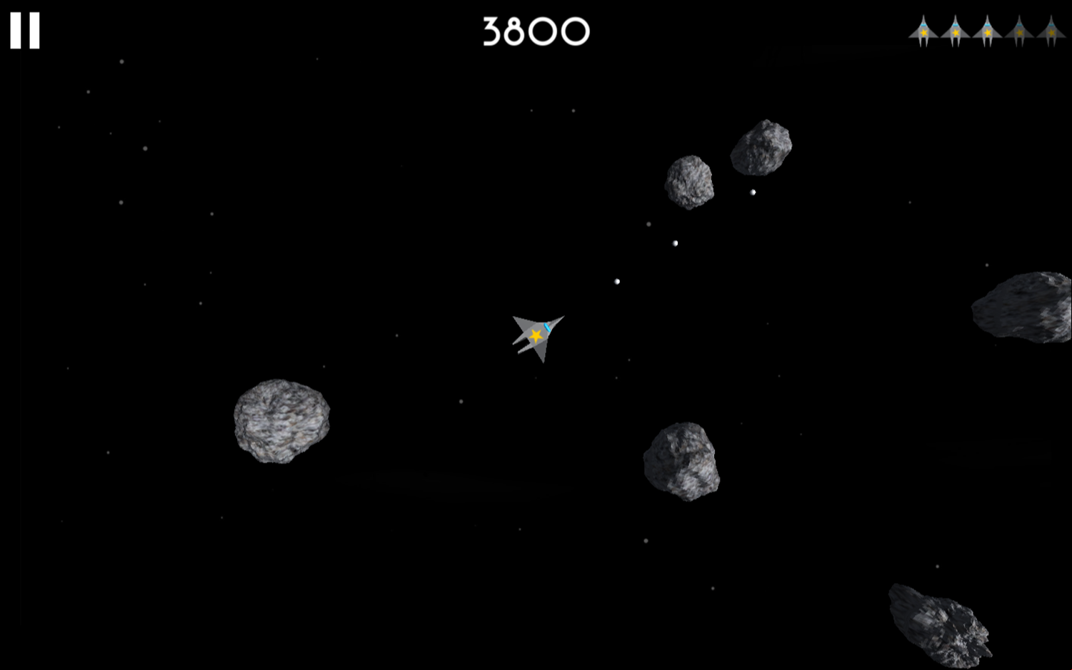 Astro Blast Game Play Screenshot.