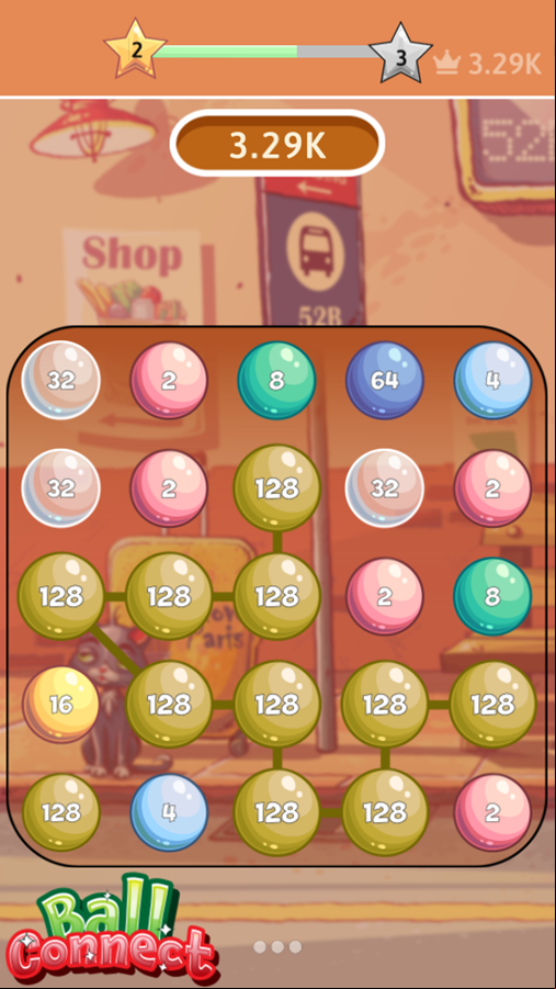 Ball Connect Game Play Screenshot.