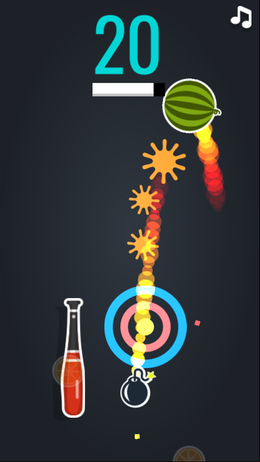 Baseball Hit Game Bomb Screenshot.