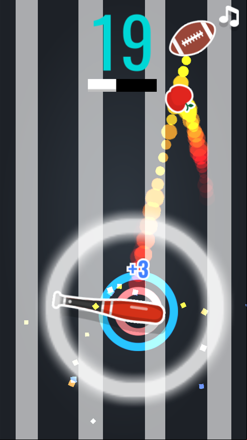 Baseball Hit Gameplay Screenshot.