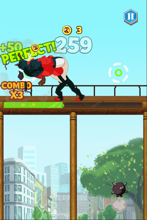 Ben 10 Drone Destruction Game Play Screenshot.