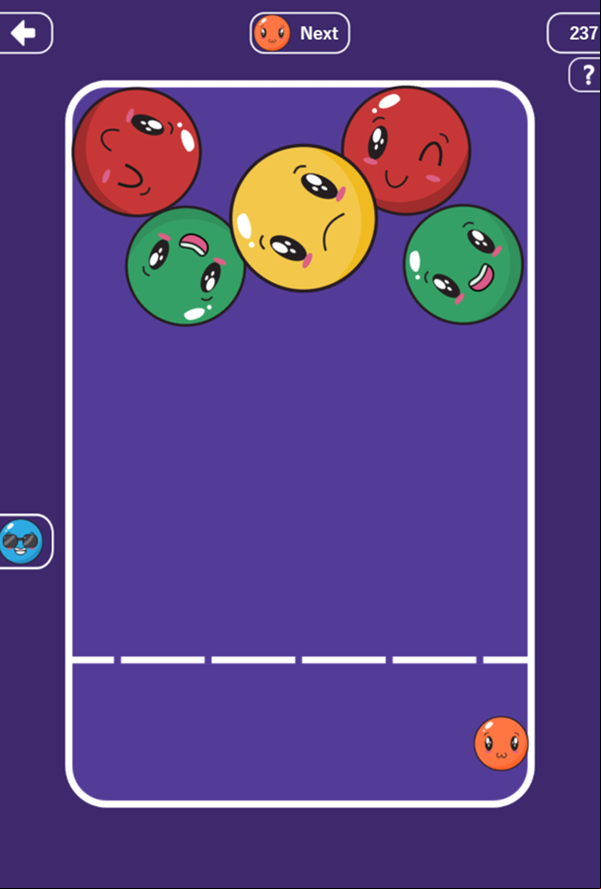 Bubble Merge Game Start Screenshot.