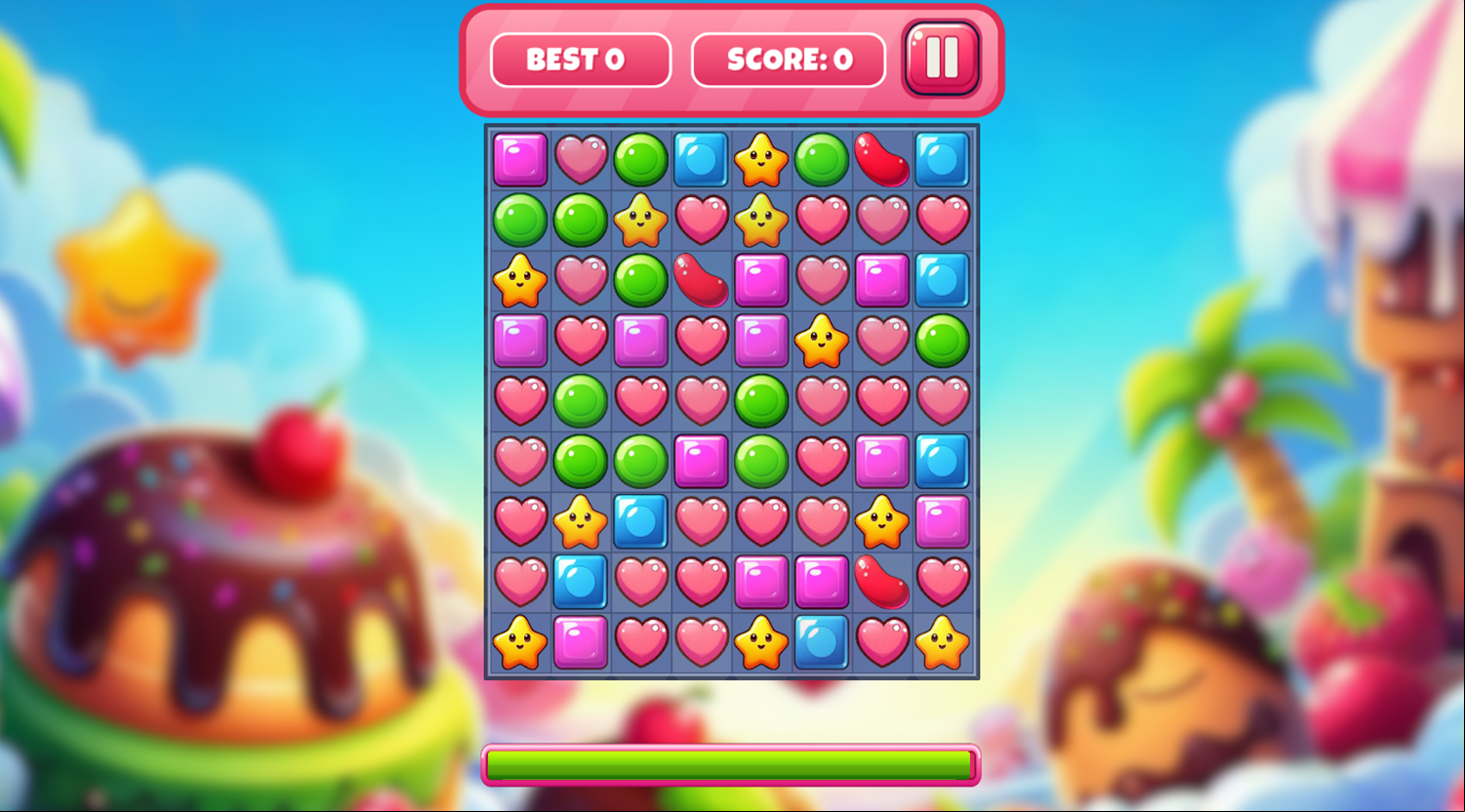 Candy Dash 2 Game Start Screenshot.