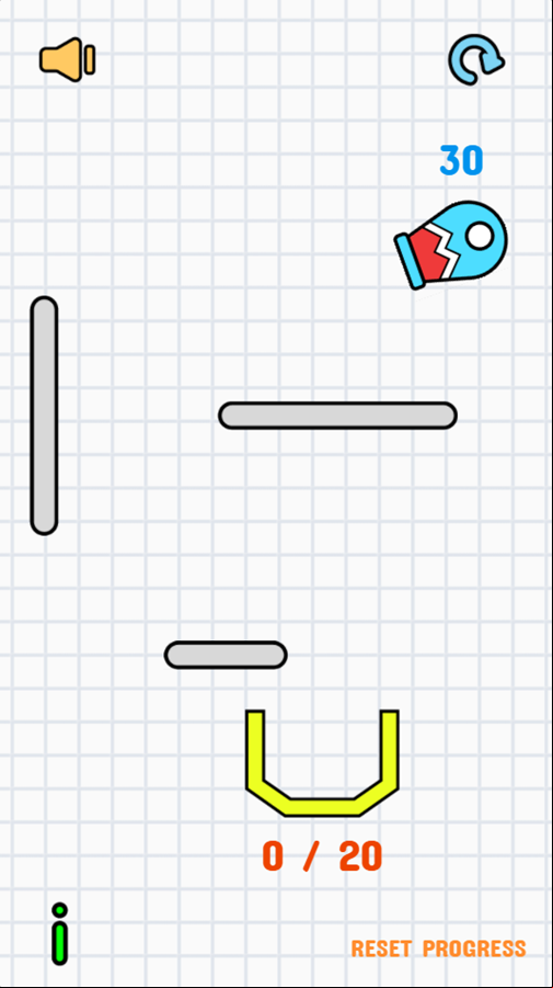 Cannon Strike Game Level Progress Screenshot.