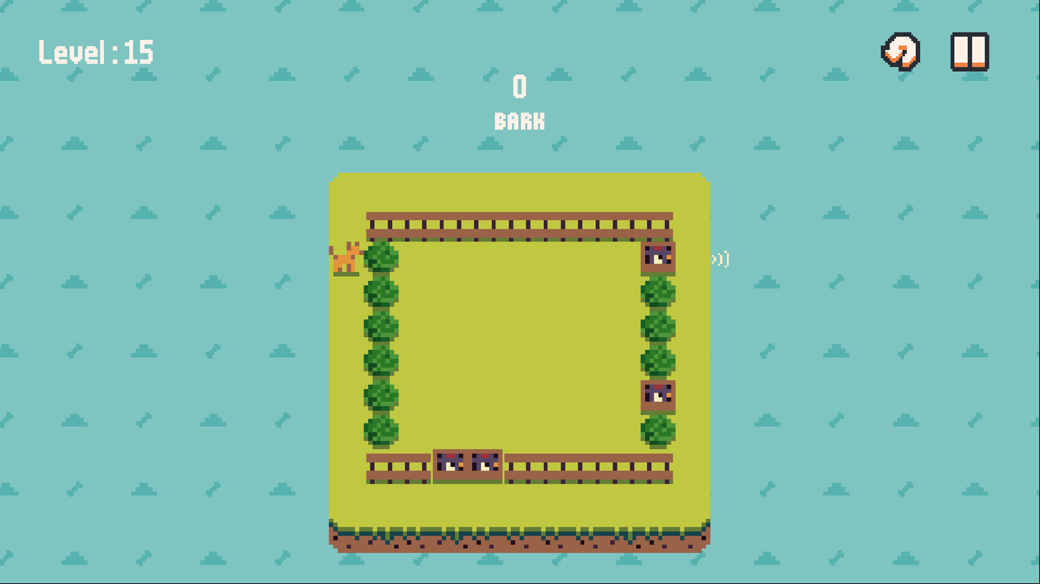 Chook Lockdown Game Using Final Bark Screenshot.