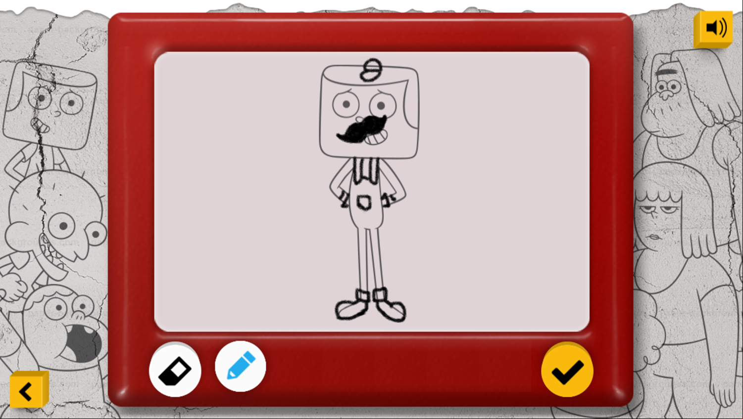 Clarence Storyboard Game Sketch Screenshot.