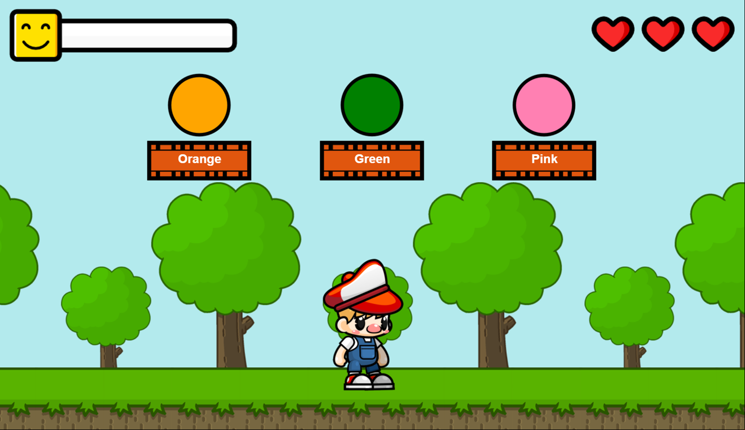 Color Game Start Screenshot.