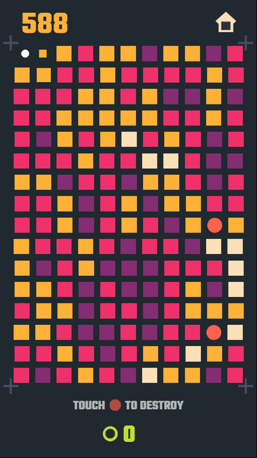 Color Plates Game Destroy Screenshot.