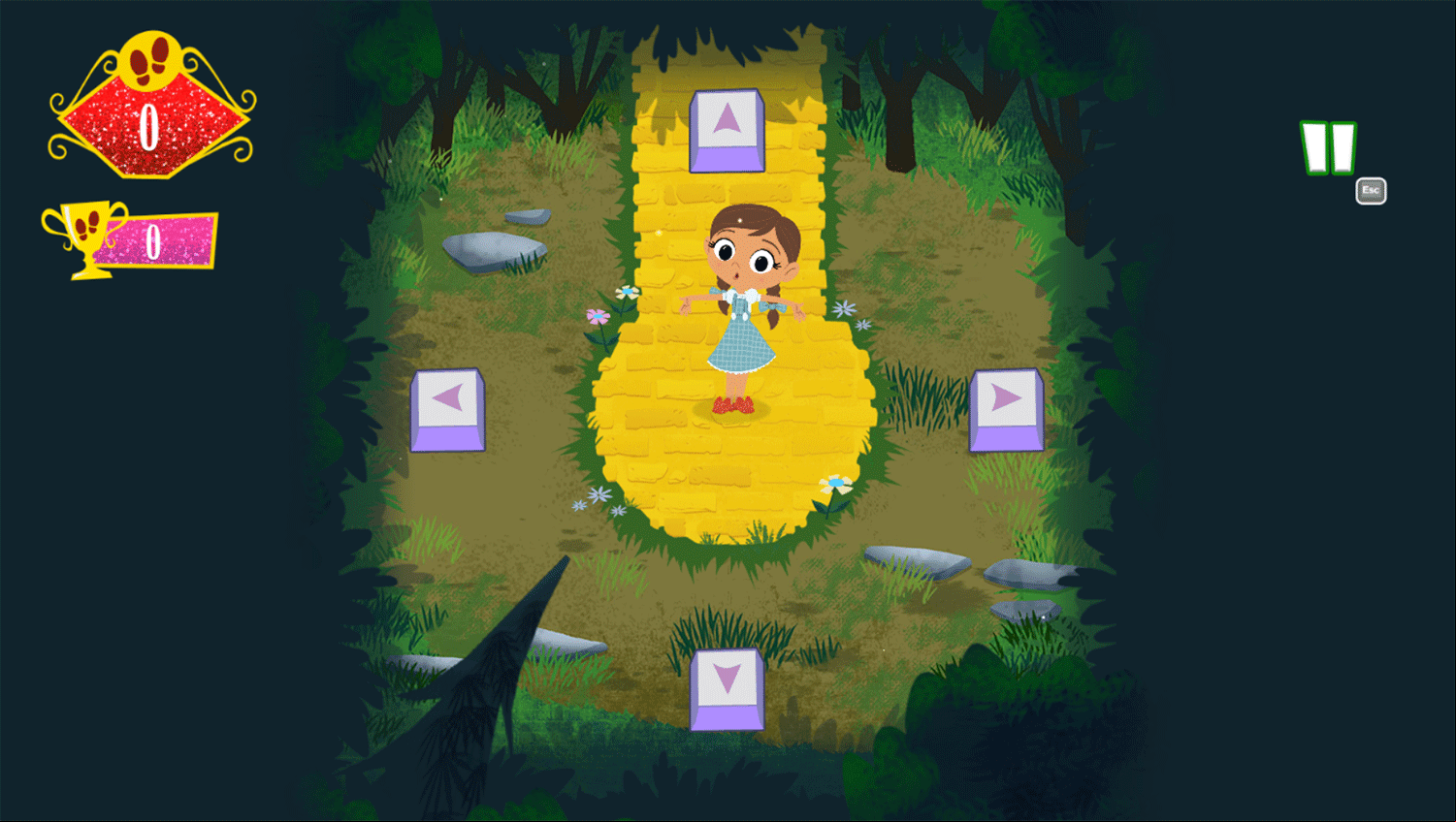 Dorothy and the Wizard of Oz Run Dorothy Game How To Play Screenshot.
