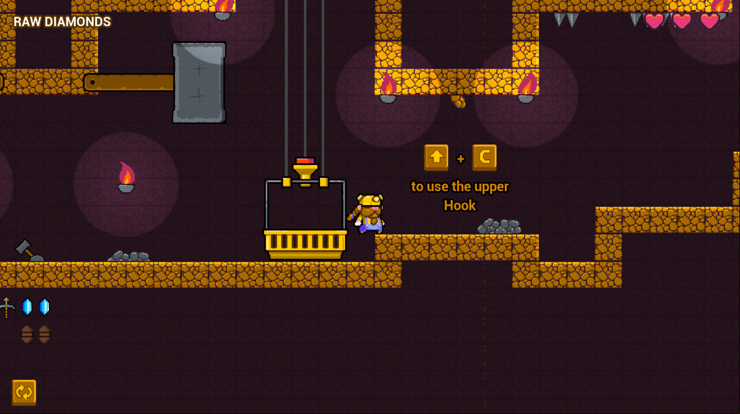 Dwarf Workday Game Use The Upper Hook Screenshot.