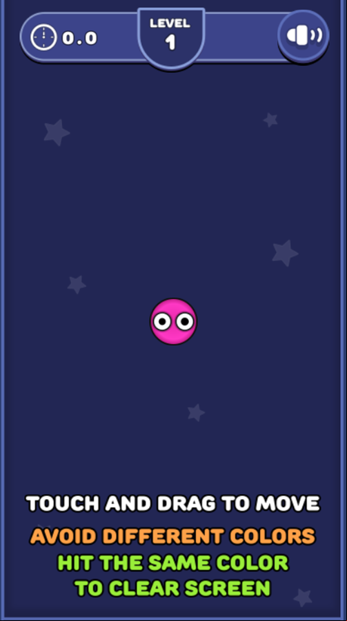 Falling Balls Game How to Play Screen Screenshot.
