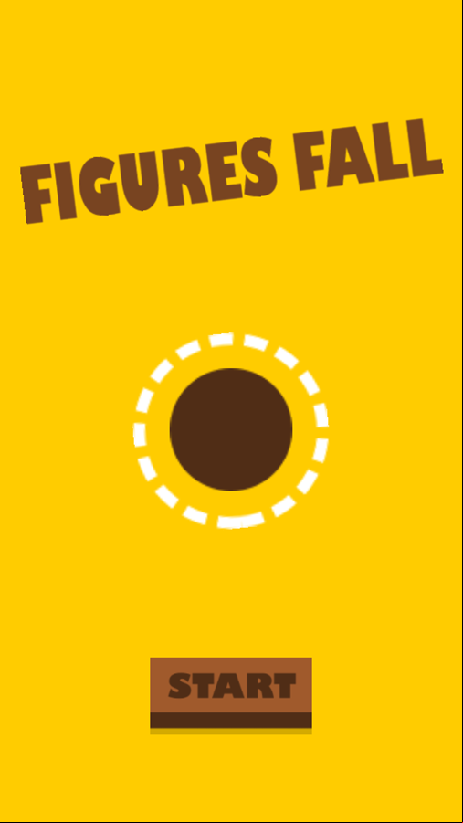 Figures Fall Game Welcome Screen Screenshot.