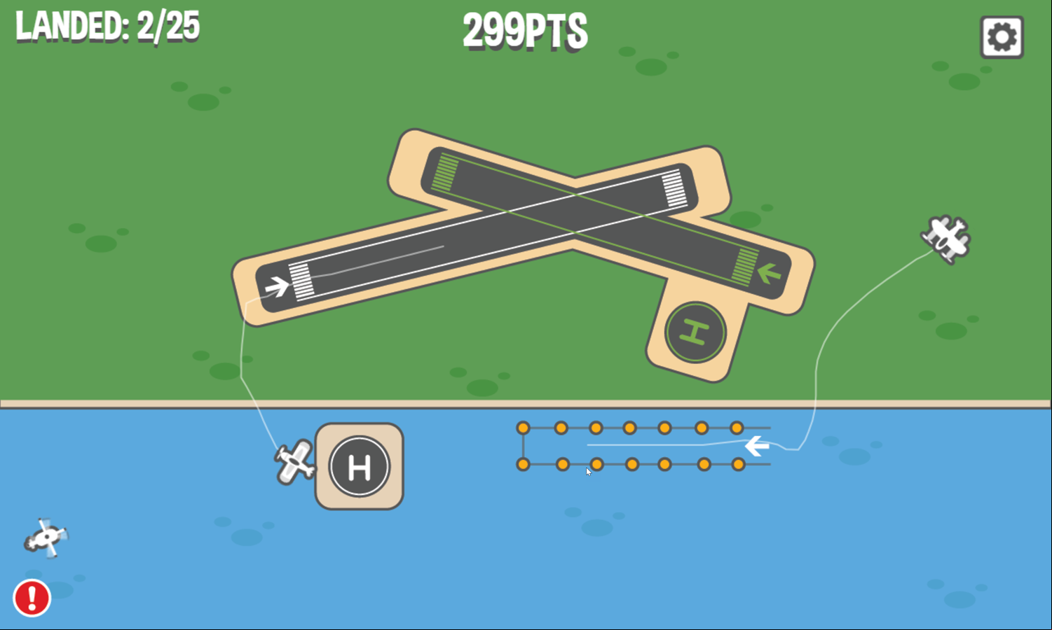 Flight Sim Gameplay Screenshot.