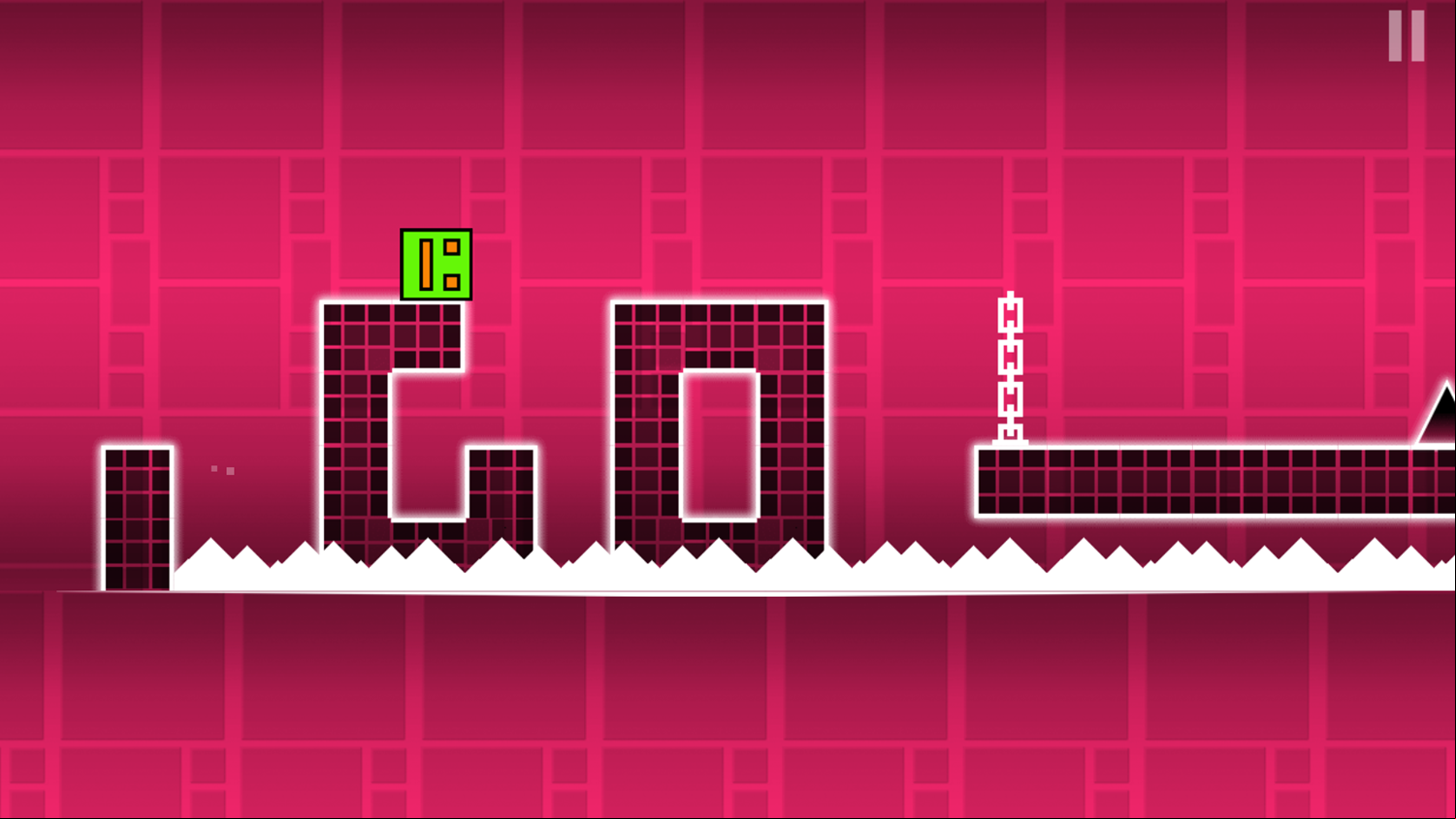 Geometry Jump Game Finish Line Screenshot.