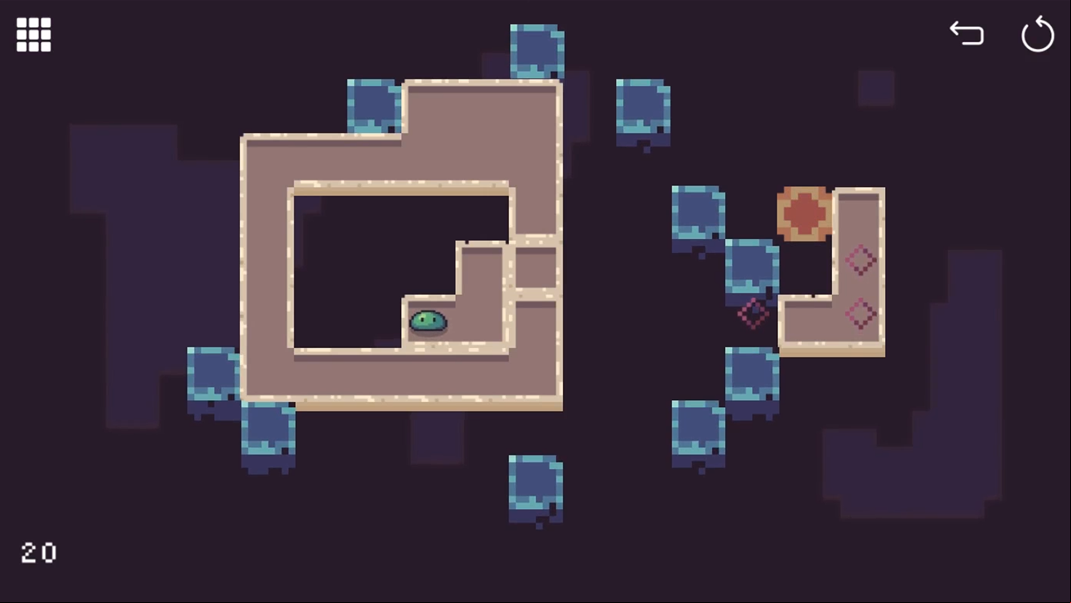 Glutek Game Final Level Screenshot.