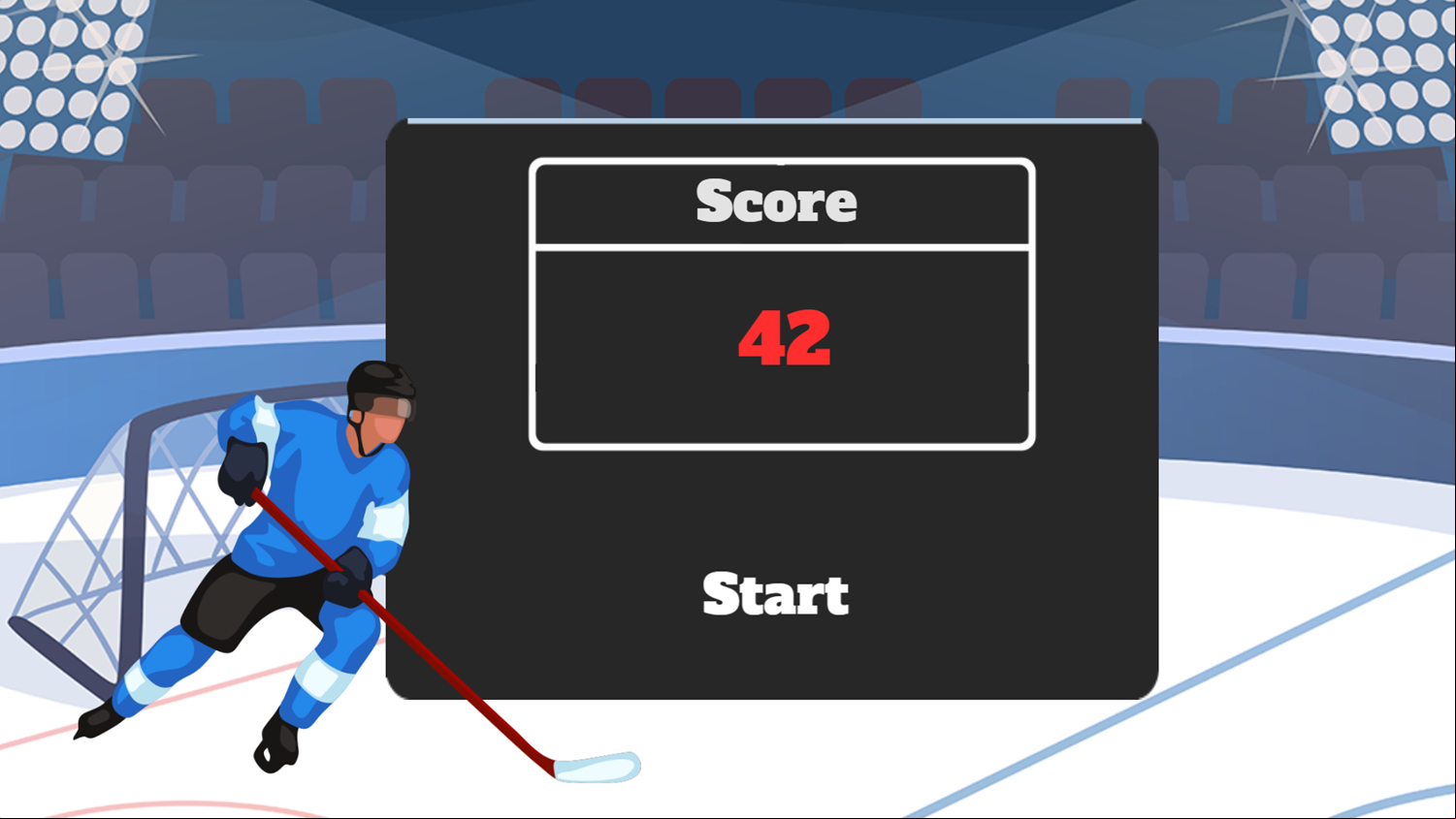 Idle Hockey Challenge 3D Game Score Screenshot.