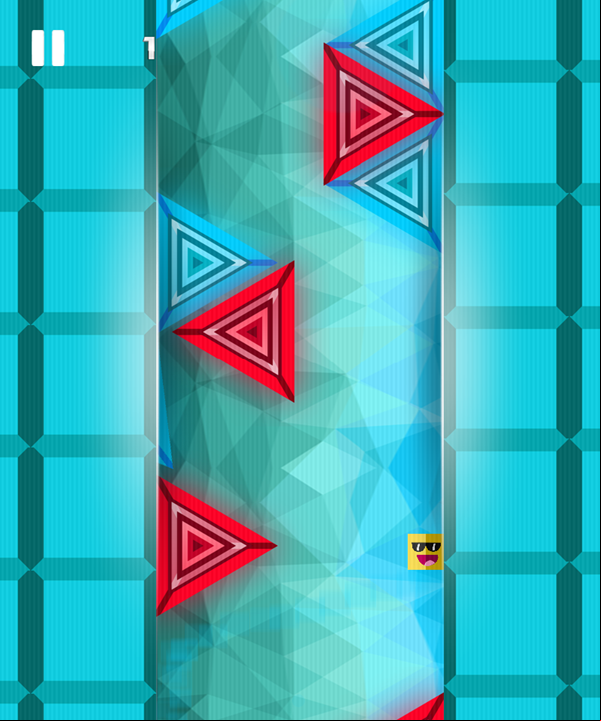 Impossible Lite Dash Game Final Level Screenshot.