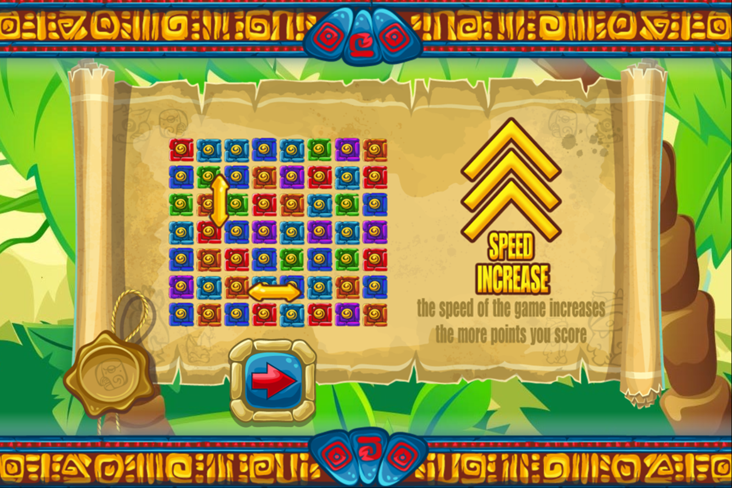 Jungles Adventure Game How To Play Screenshot.
