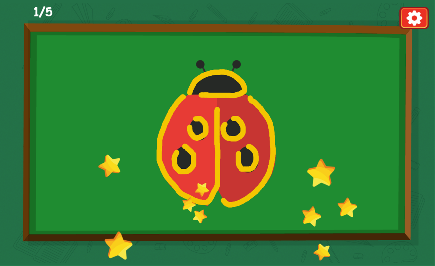 Learn Drawing Game Level Complete Screenshot.
