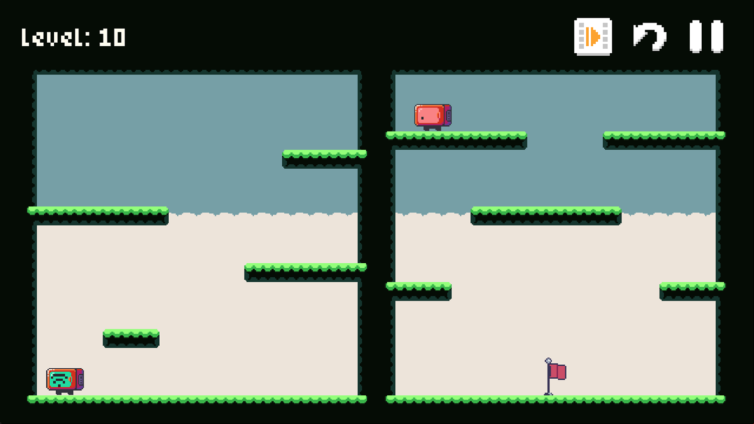 Lost Signal Game Level Progress Screenshot.