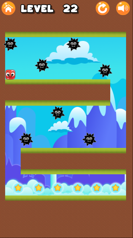 Lupi Square Game Level With Many Enemies Screenshot.
