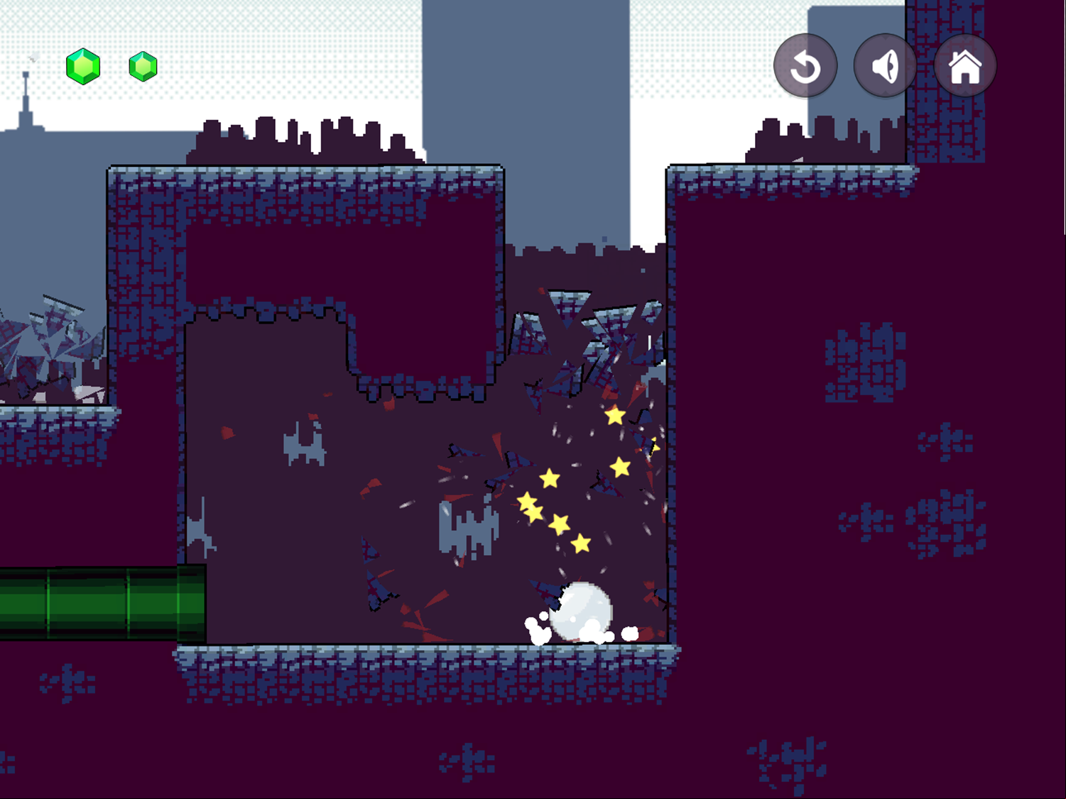 Marble Bounce Game Next Level Screenshot.