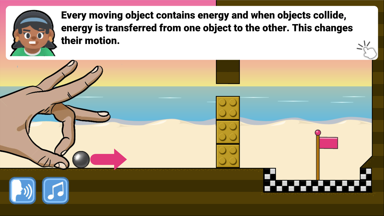 Marbles And Forces Collisions Screenshot.
