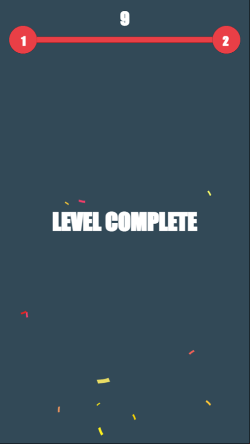 Math Tiles Game Level Complete Screenshot.