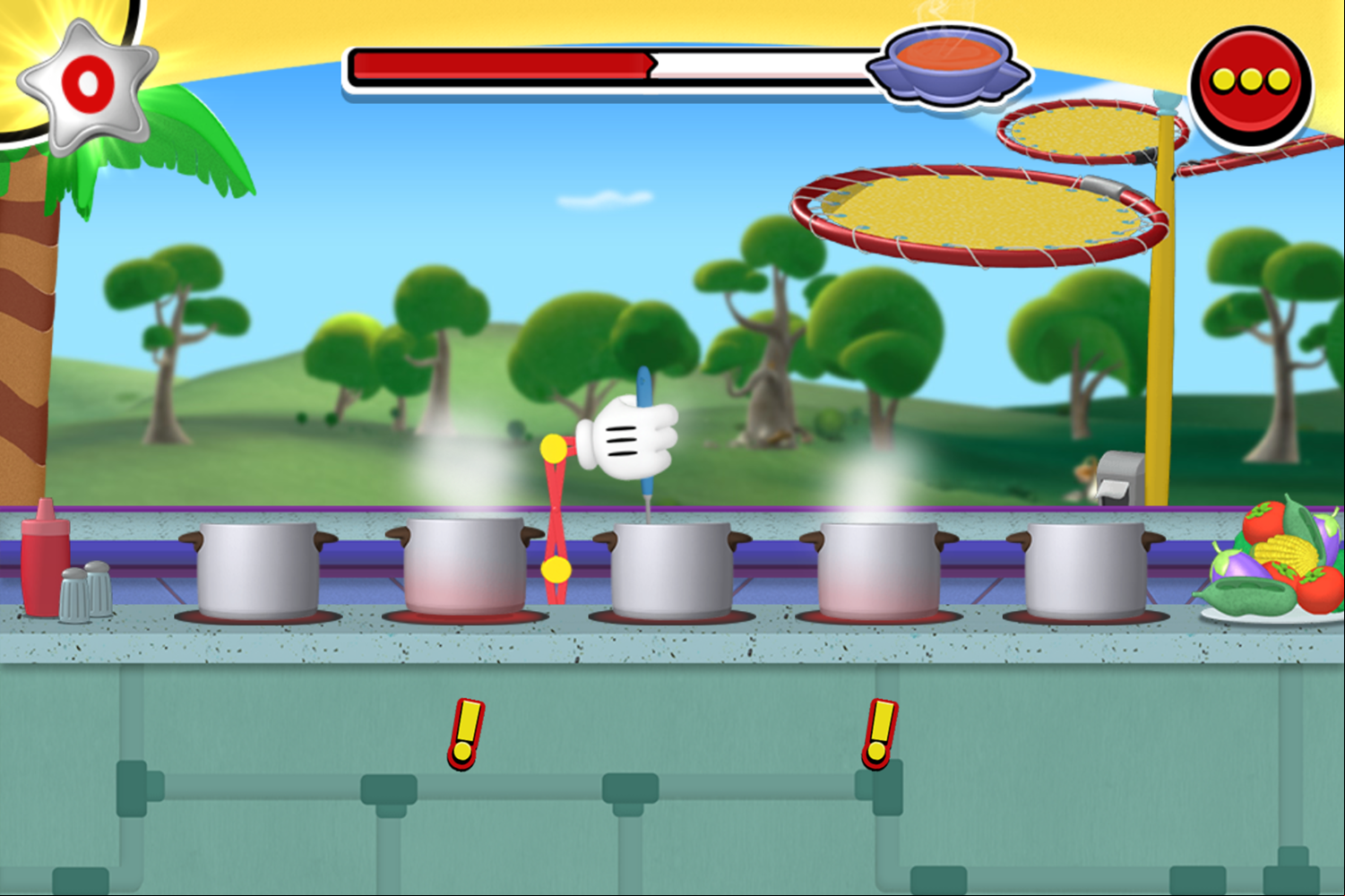 Mickey and Minnie's Universe Stove Screenshot.
