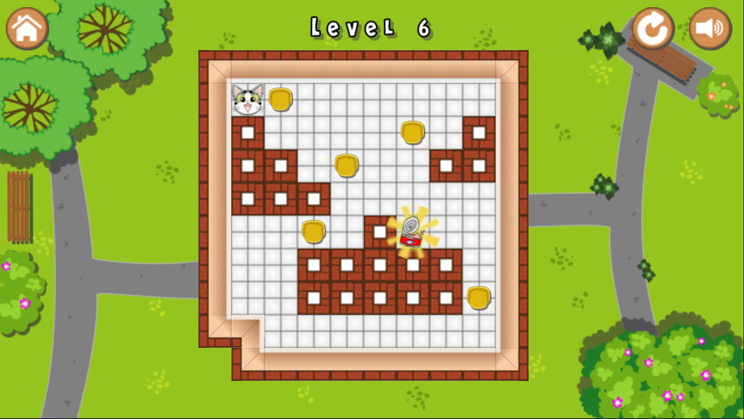 Molly The Cat Game Next Level Screenshot.