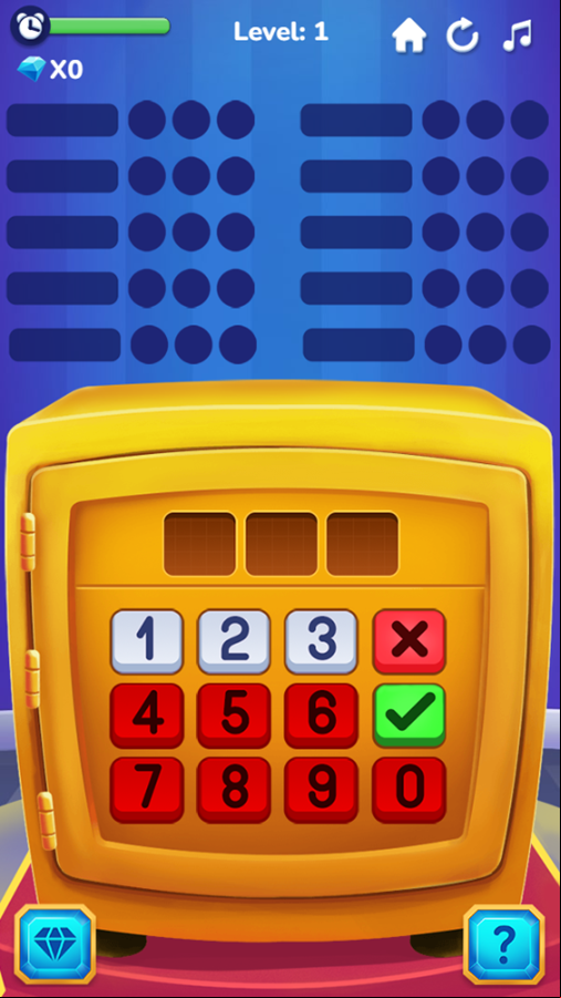 Mr Hacker the Museum Hunt Game Level Start Screenshot.