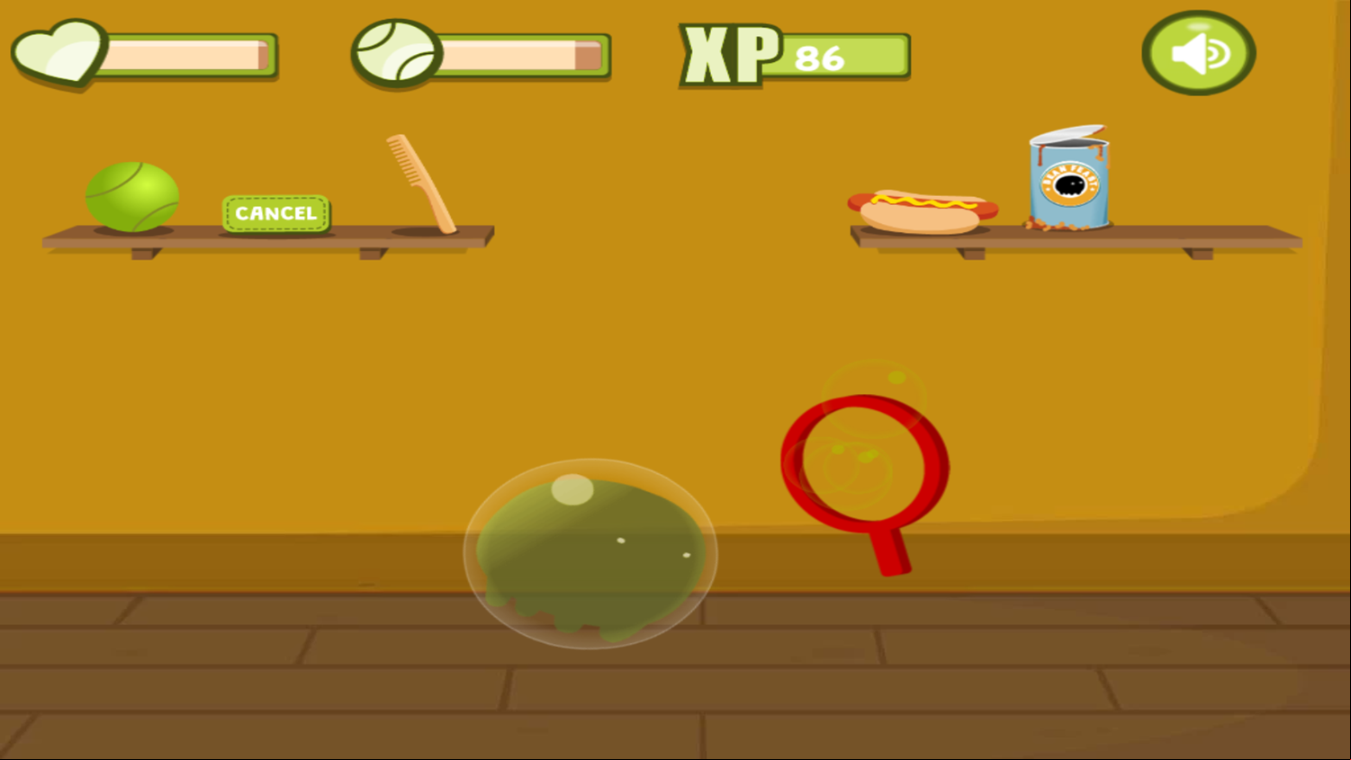 My Pet Fart Game Play Screenshot.