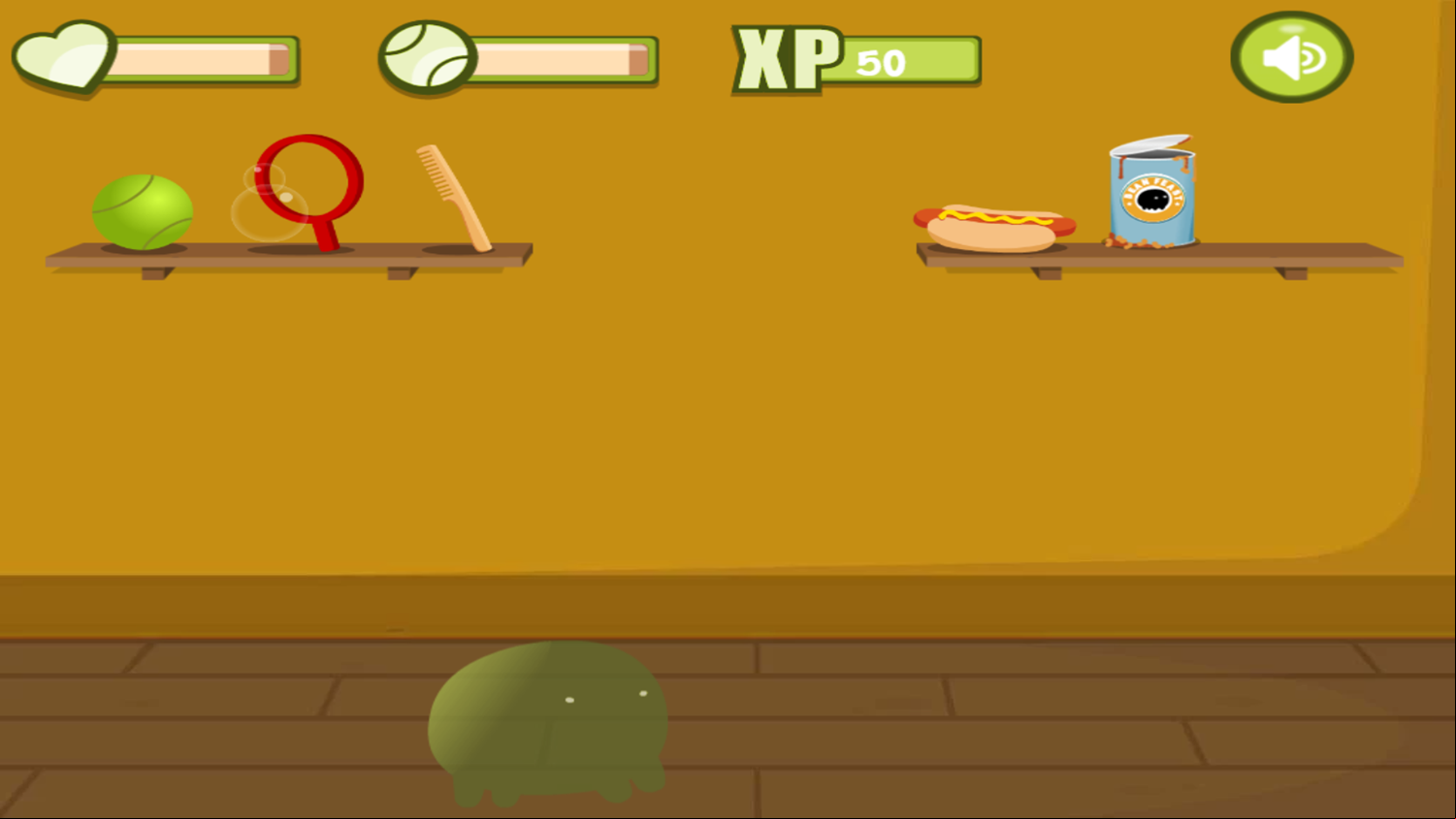 My Pet Fart Game Start Screenshot.