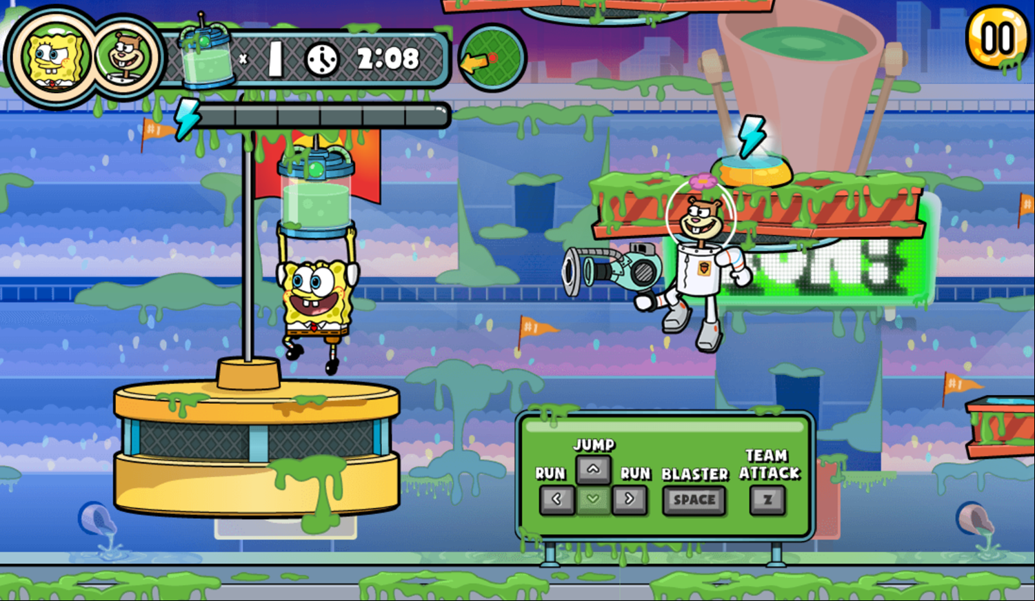 Nick Capture the Slime Game Get Points Screenshot.