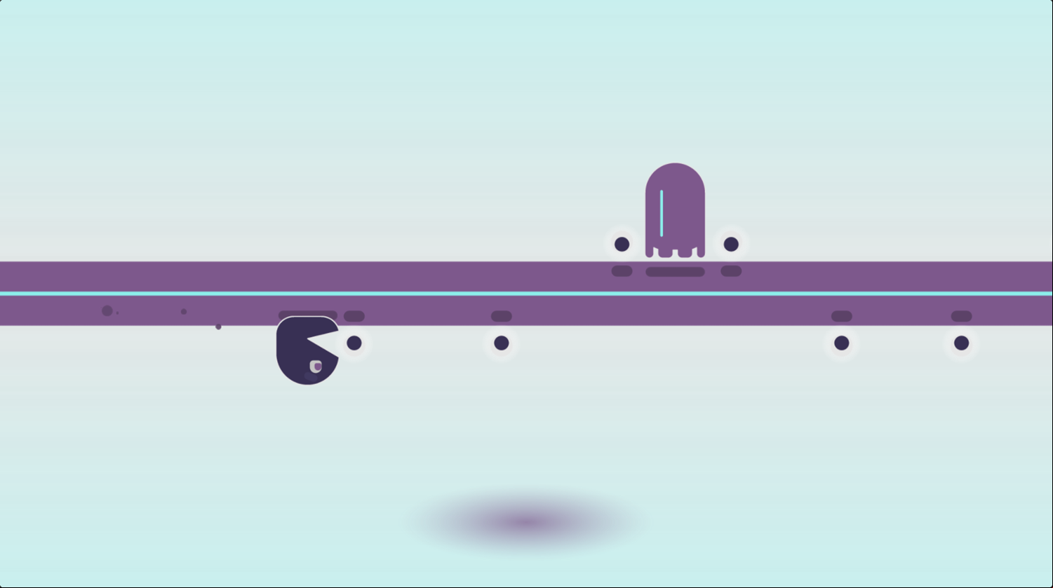 Pac Line Game Play Screenshot.