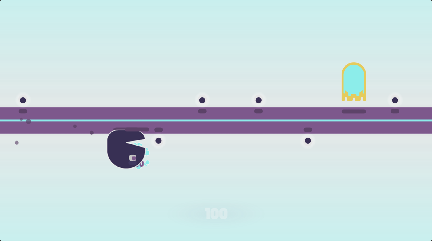 Pac Line Game Power Up Screenshot.