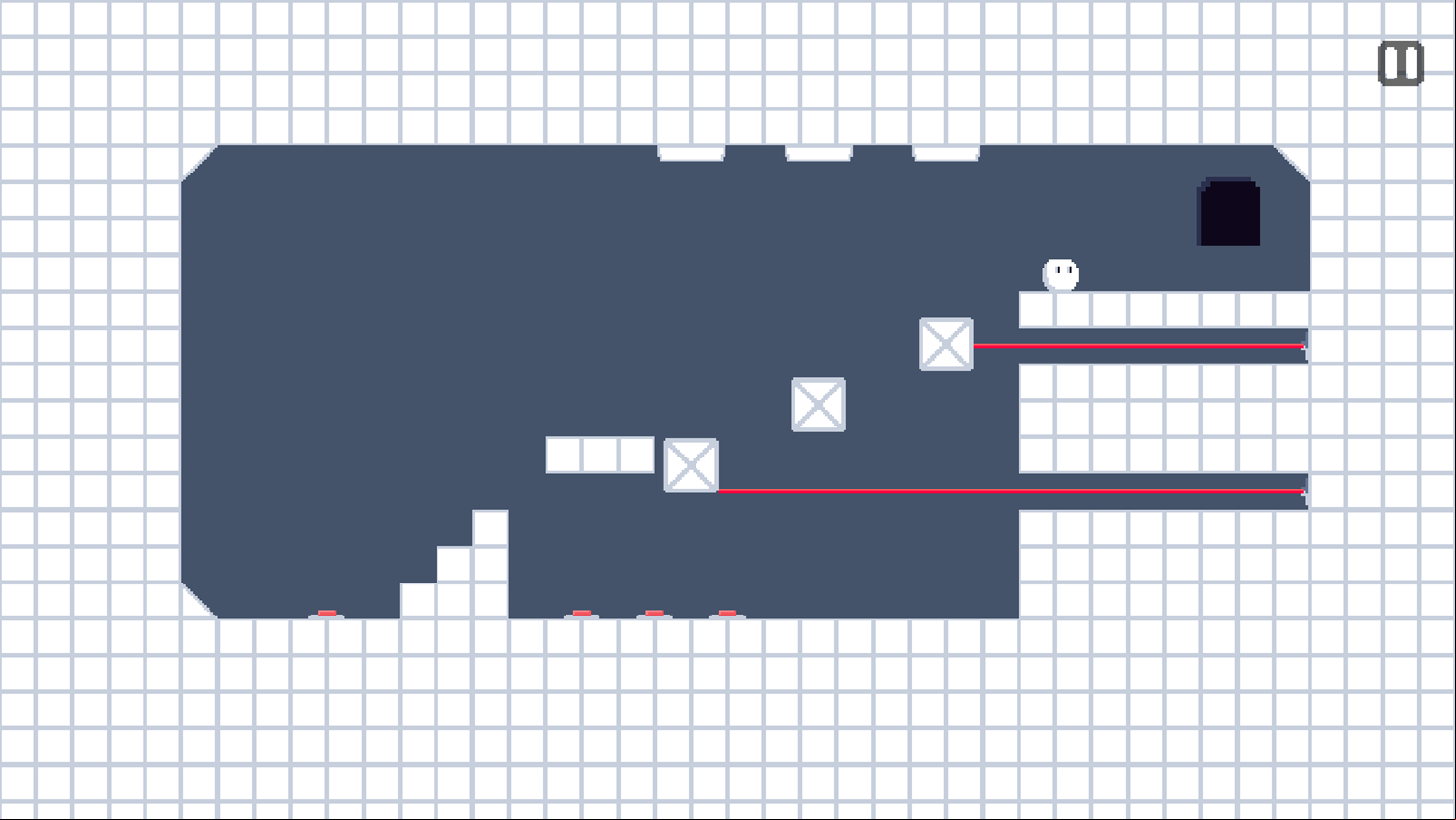 Pause Game Box Stairs Stopping Lasers Screenshot.