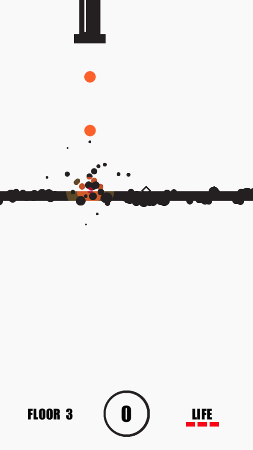 Platforms Destroyer Game Play Screenshot.