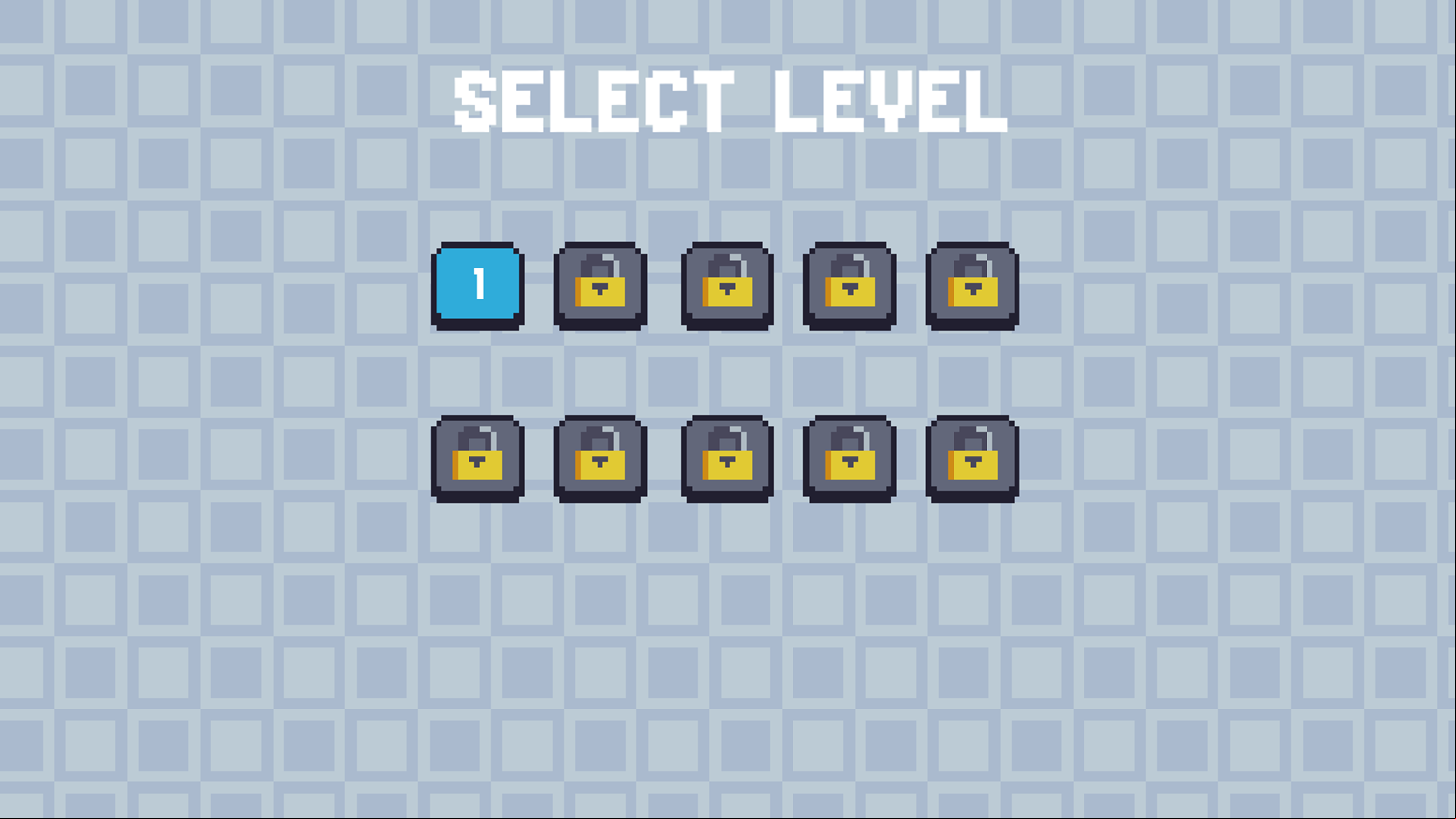 Portal Quest Game Level Select Screenshot.