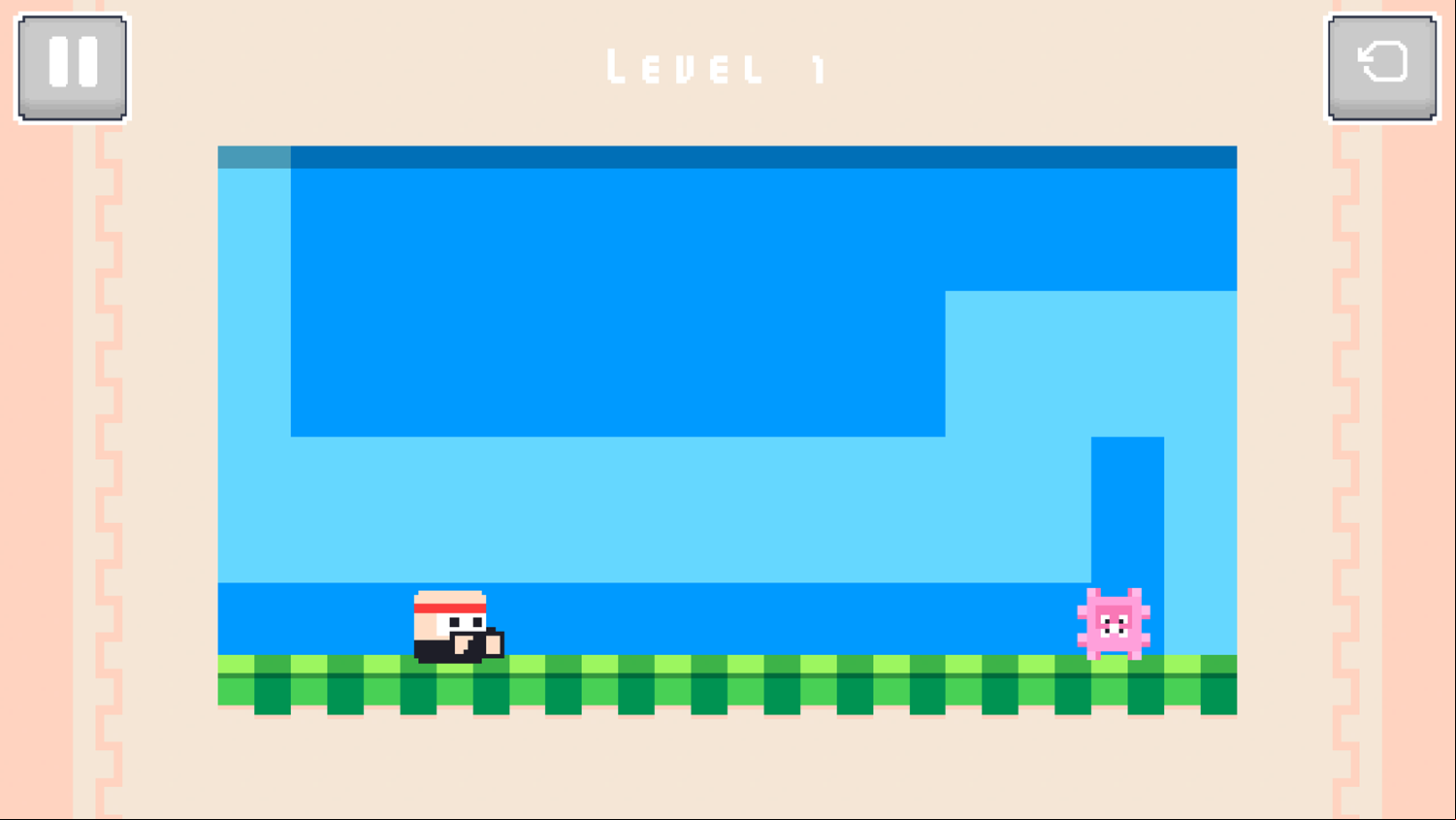 Recoil Shooter Game Level Start Screenshot.