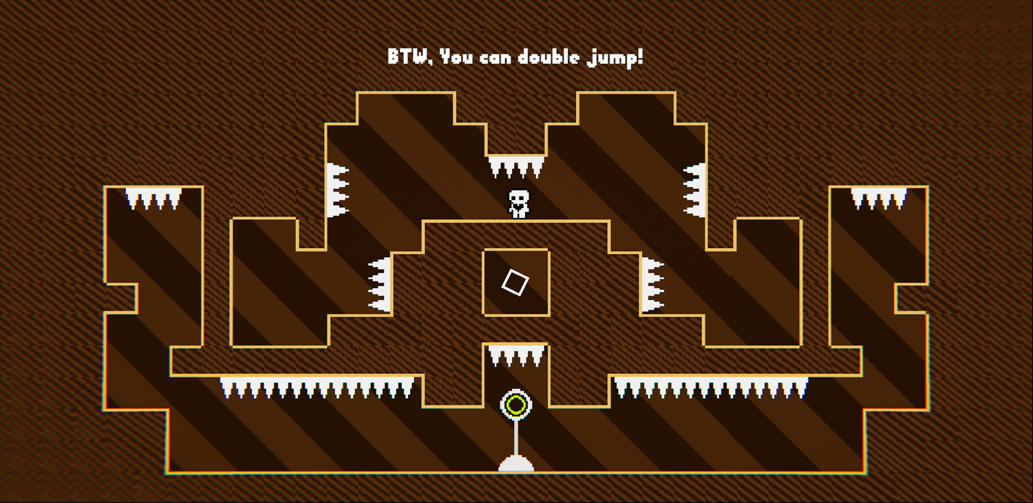 Restart Game Double Jump Instructions Screenshot.
