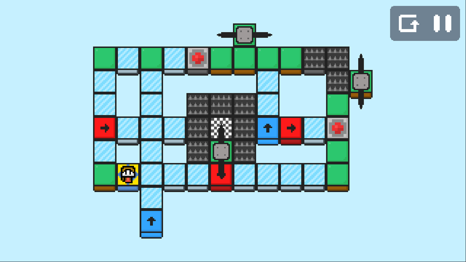 Save Princess Game Final Level Screenshot.