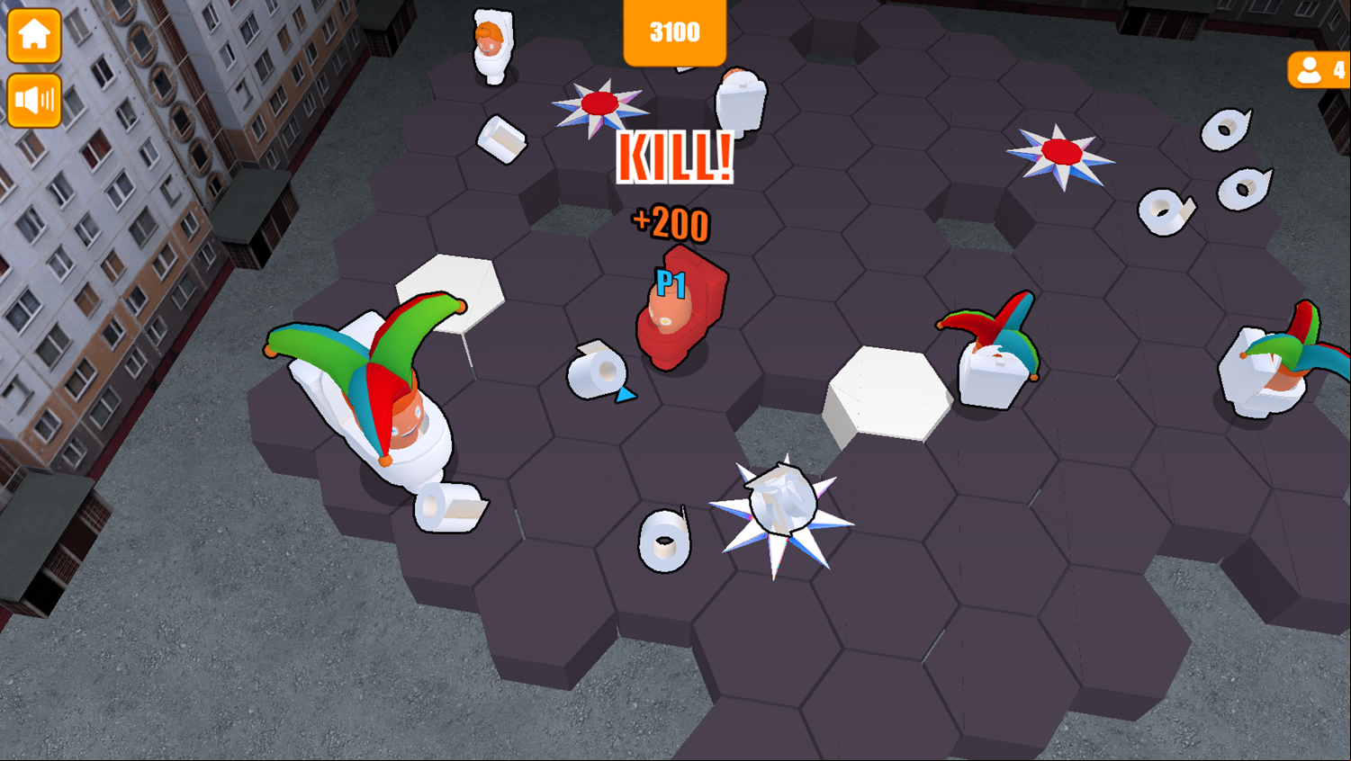 Skibidi Toilet.io Game Play Screenshot.