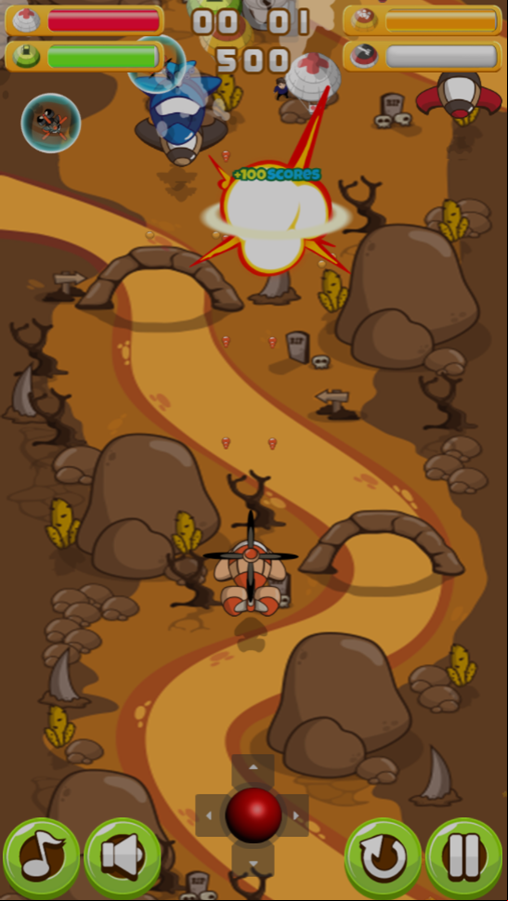 Sky Fighter 2 Groundwar Game Start Screenshot.