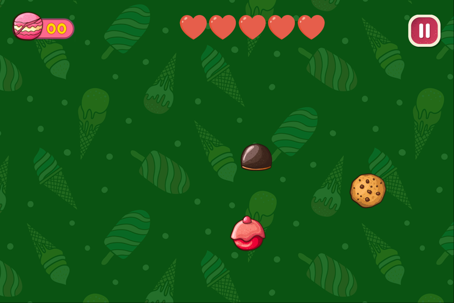 Slice Candy Game Start Screenshot.