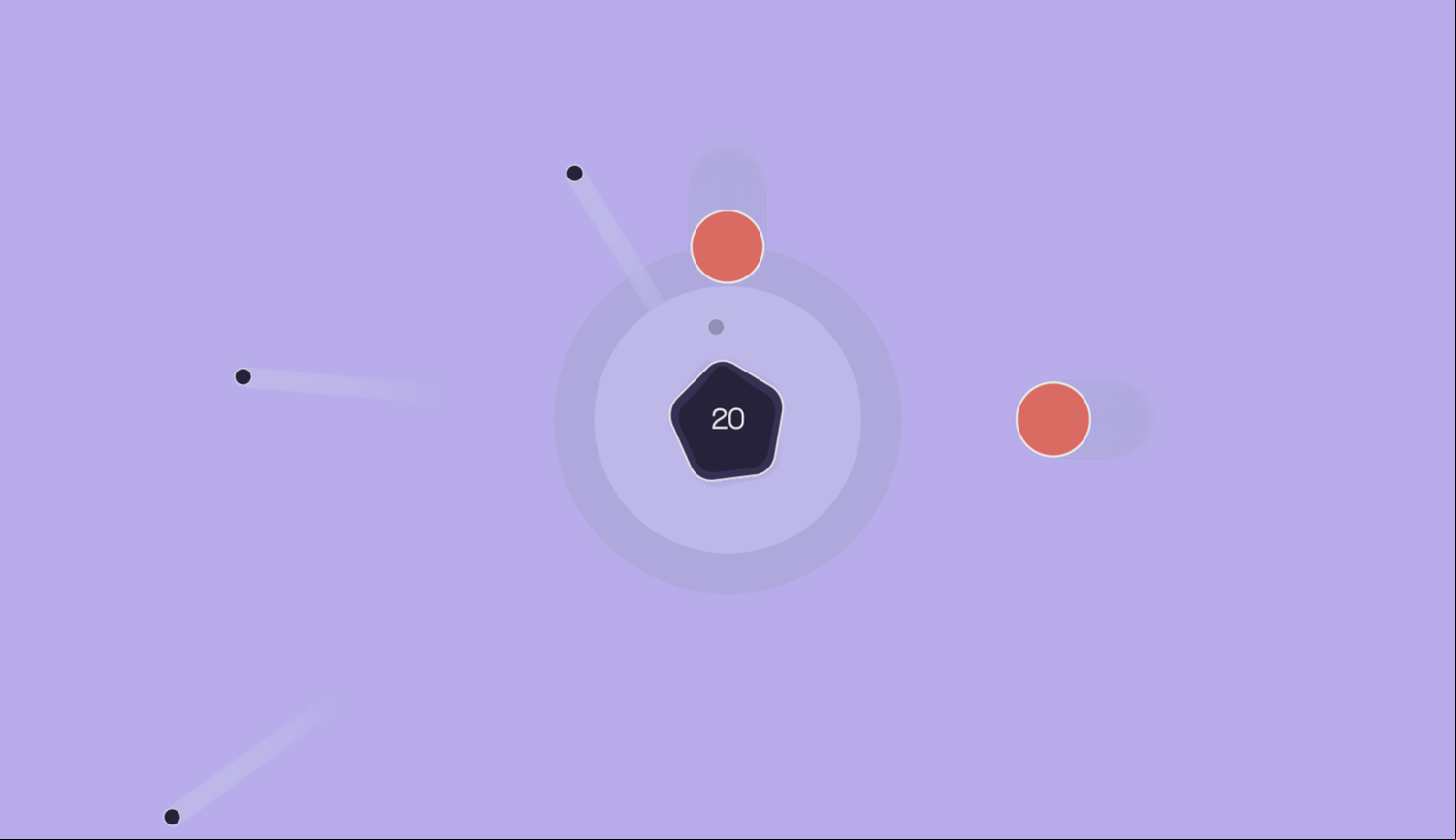 Spin Shooting Game Play Screenshot.