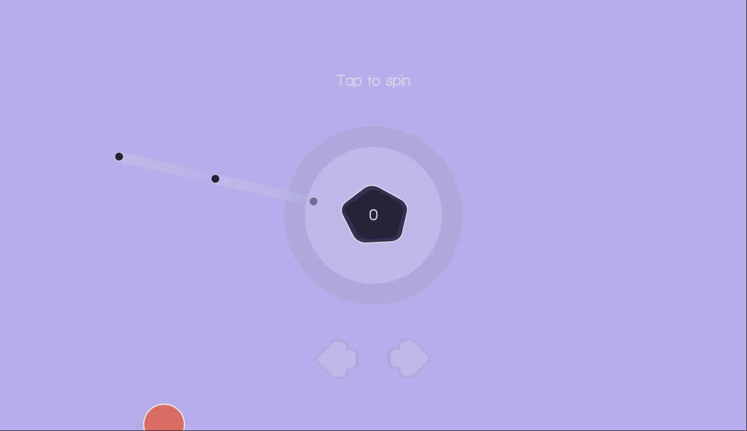 Spin Shooting Game Start Screenshot.