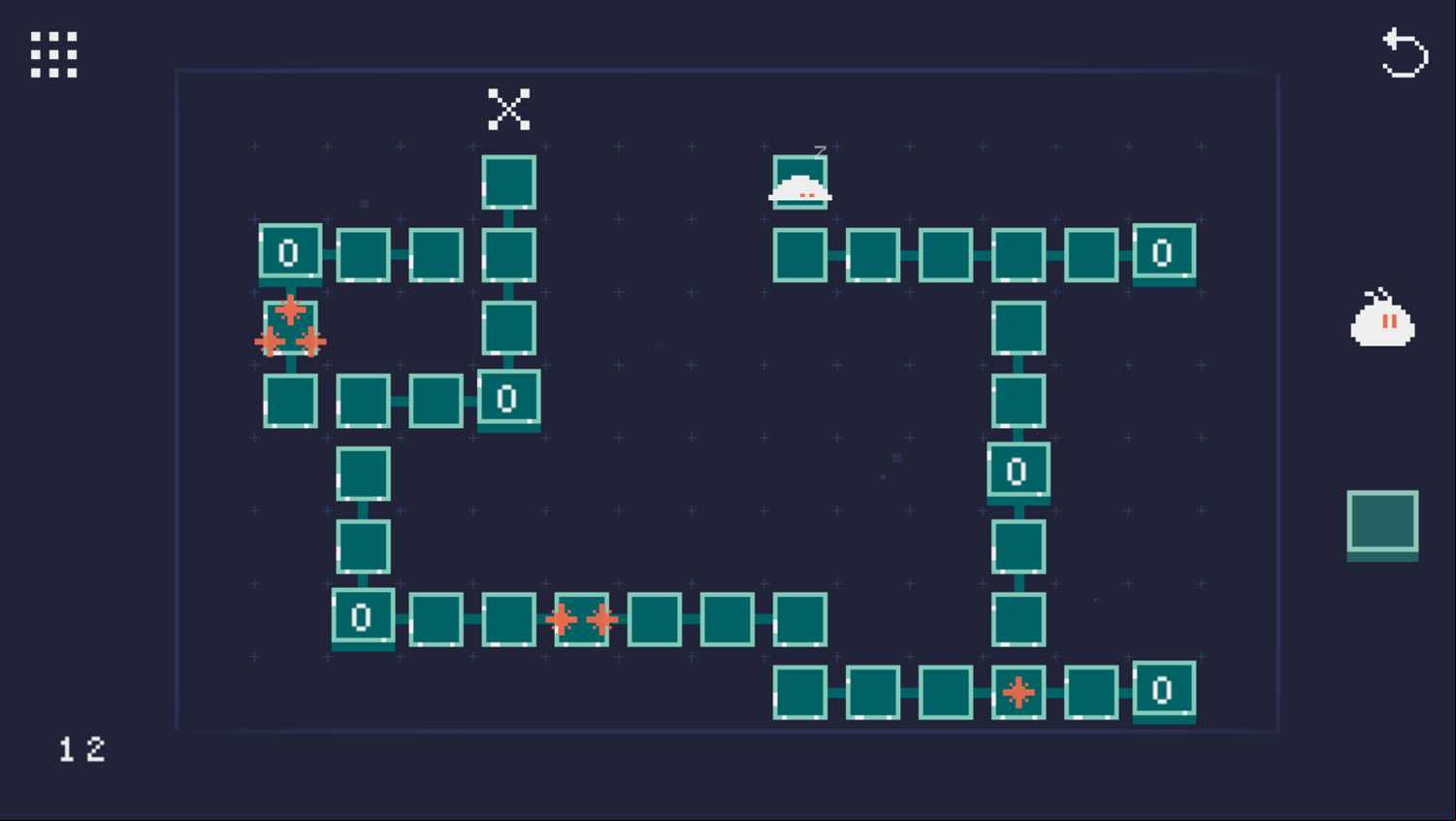 Star Collector Game Level 12 Screenshot.